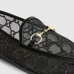 Gucci Women’s GG crystal Gucci Jordaan loafer - Image 5